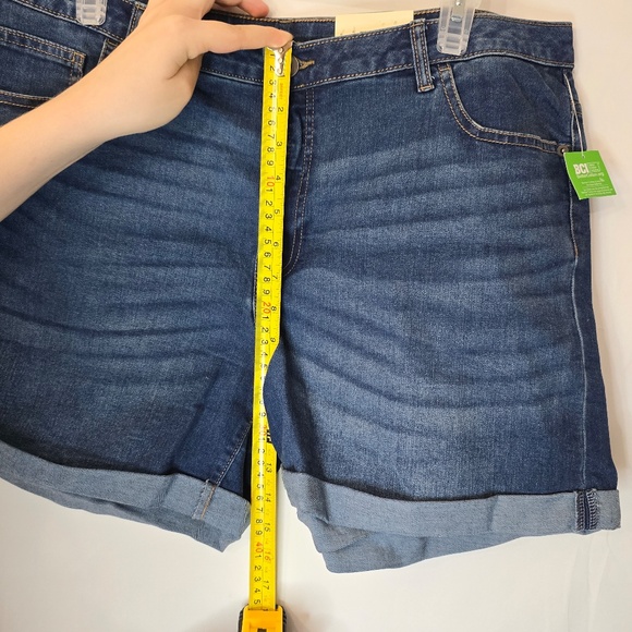 George High Waist Denim Shorts Size 16 - Picture 2 of 8